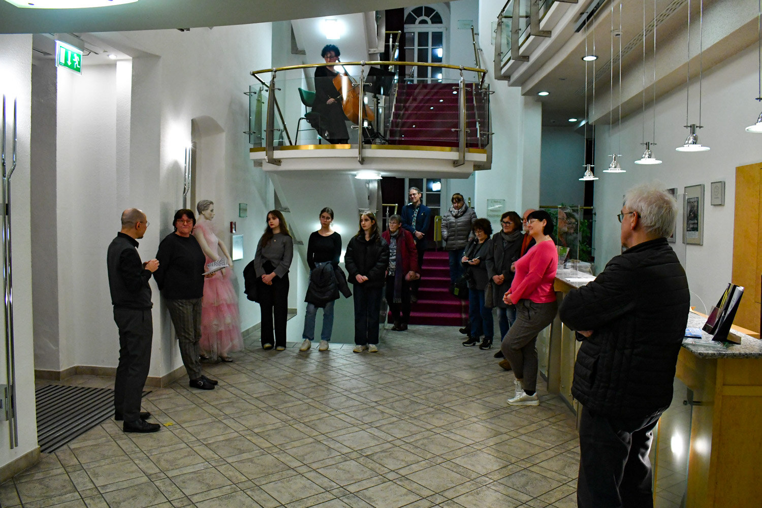 Vernissage Jean Kirsten und Korvin Reich Theater Bernburg Musik: Vera Böhlk